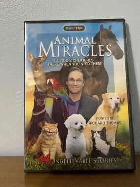 NEW Questar ANIMAL MIRACLES Unbelievable Stories Hosted by Richard Thomas DVD